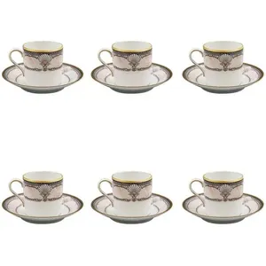 Jogo de xícaras para café Noritake Pacific Majesty 6 peças