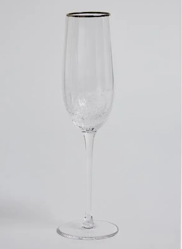Taça Champagne Le Lis Casa Bubble Silver UN