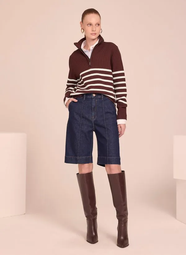 Bermuda Le Lis Fabi Jeans Feminina 38