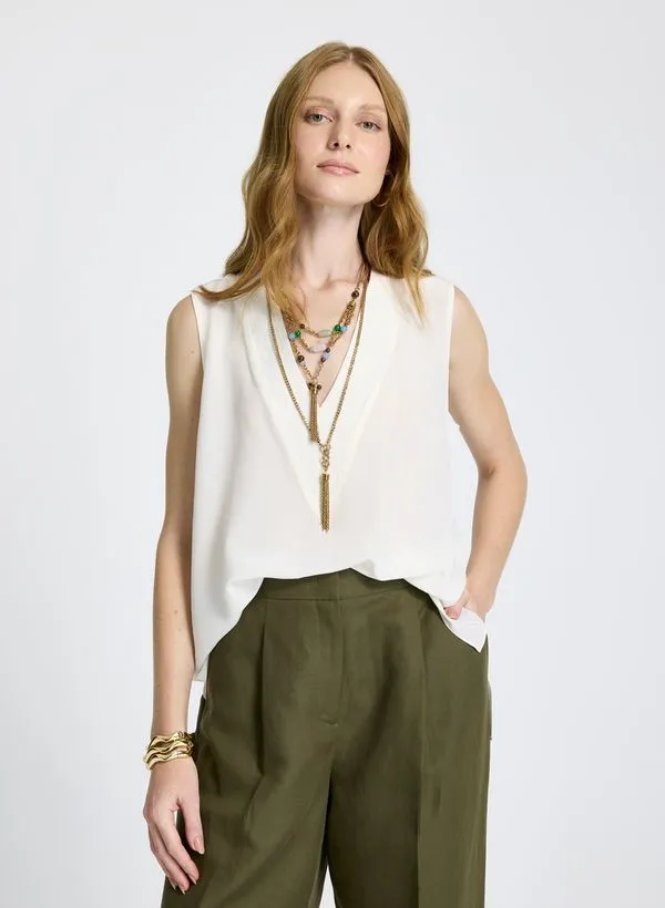 Blusa Le Lis Duda Seda Feminina 36