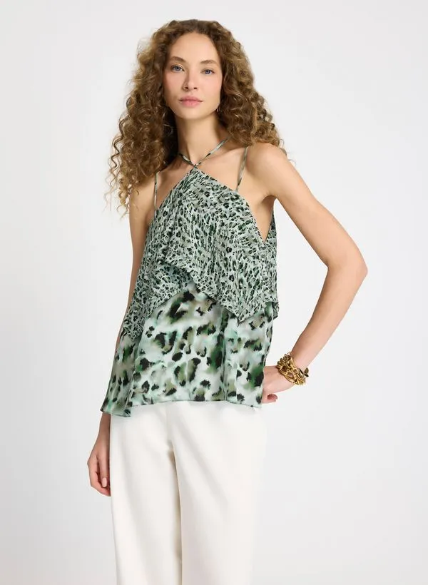 Blusa Le Lis Cora Seda Feminina M