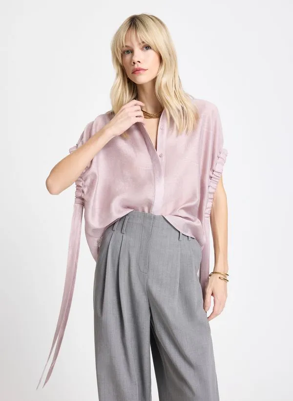 Blusa Le Lis Minerva Laço Feminina PP