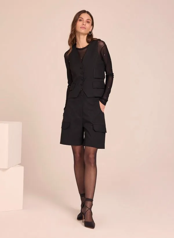 Bermuda Le Lis Sara Alfaiataria Feminina 40