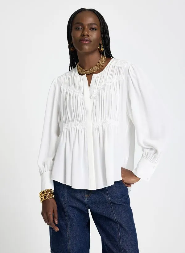 Blusa Le Lis Roxy II Seda Feminina 48