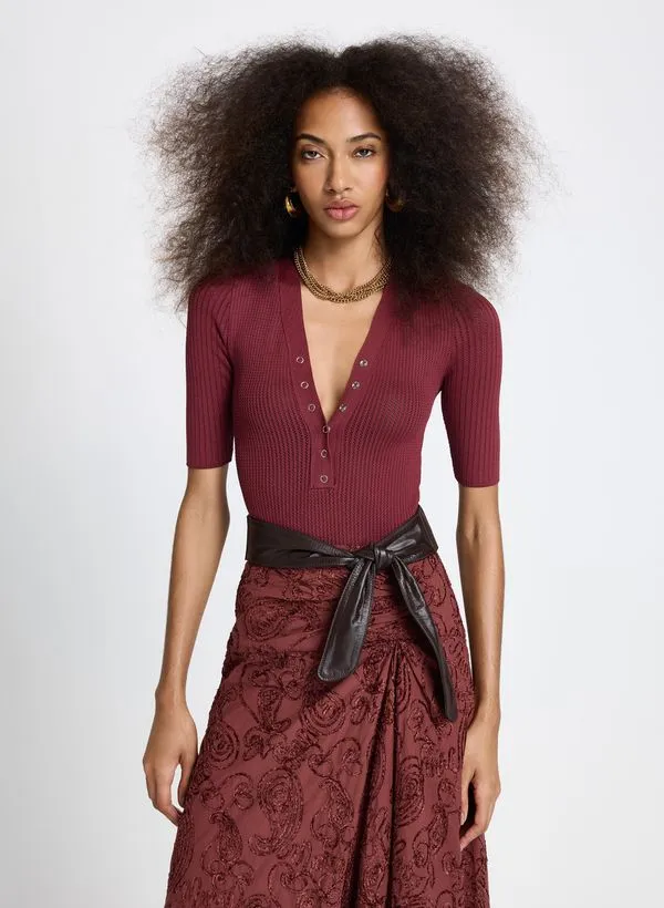 Body Le Lis Ayla Tricot Feminino PP