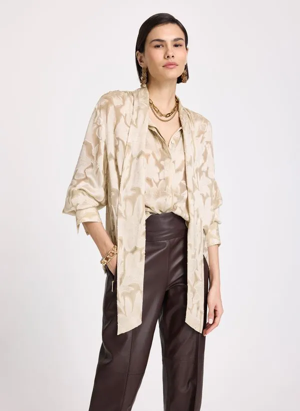 Camisa Le Lis Harper Seda Feminina 44