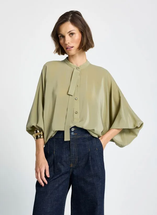 Blusa Le Lis Loretta Seda Feminina 34