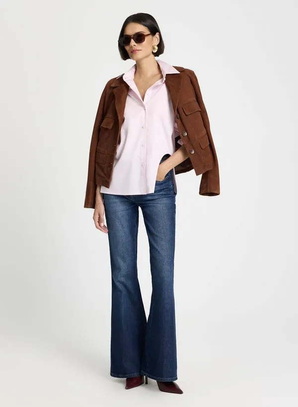 Calça Le Lis Paula Flare Jeans Feminina 46