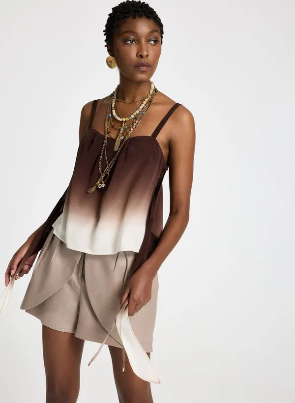Blusa Le Lis Cecília Seda Feminina 50