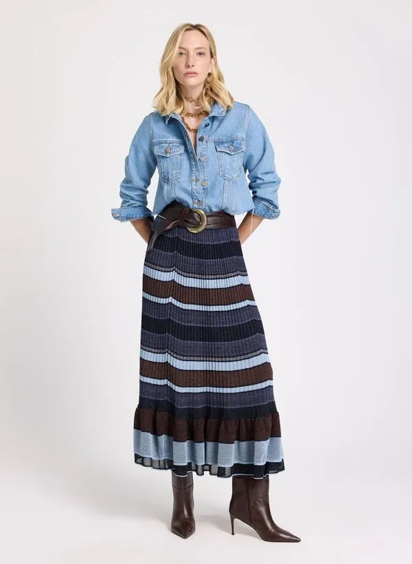 Saia Le Lis Julieta Tricot Feminina P