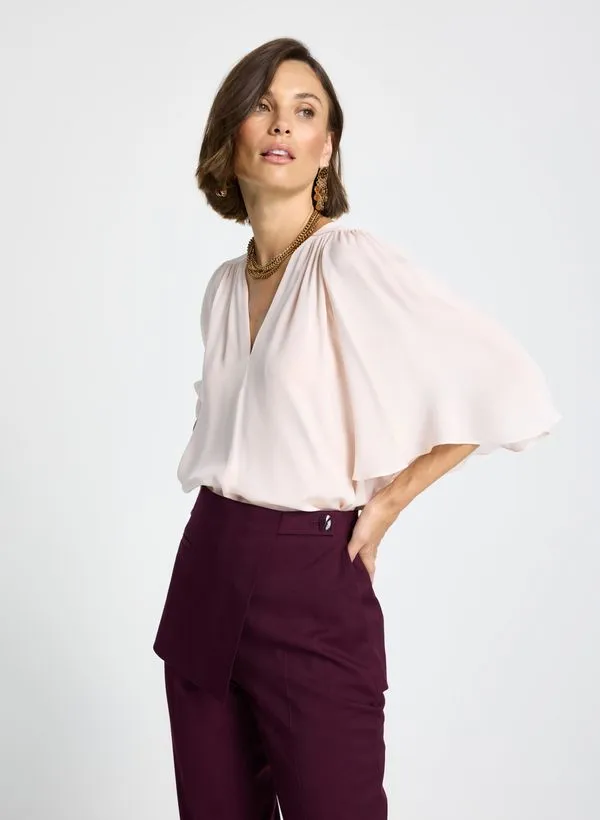 Blusa Le Lis Loene Seda Feminina 36