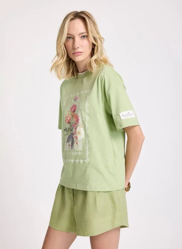 Blusa Le Lis Secret Garden Feminina GG