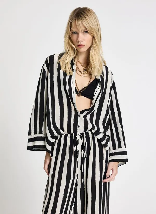 Camisa Le Lis Brooke Seda Feminina 40