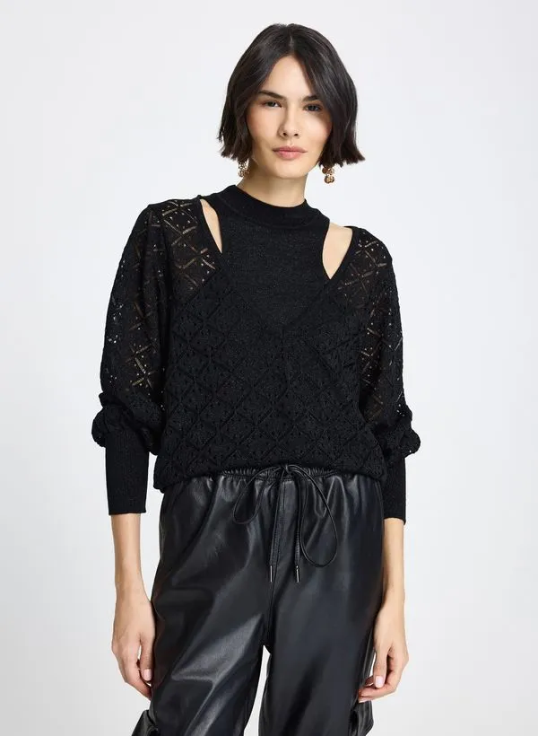 Blusa Le Lis Atena Tricot Feminina GG