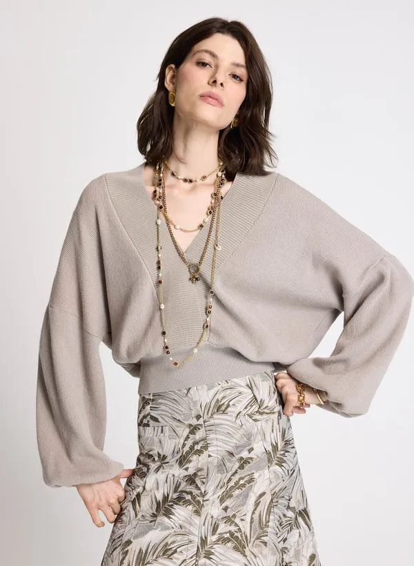Blusa Le Lis Janaína Tricot Feminina PP