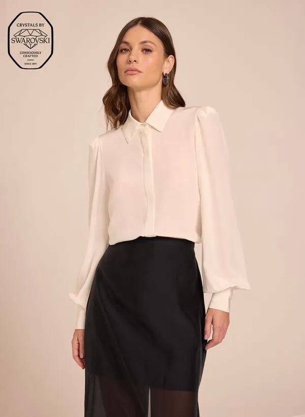 Camisa Le Lis Ale Seda Feminina 40