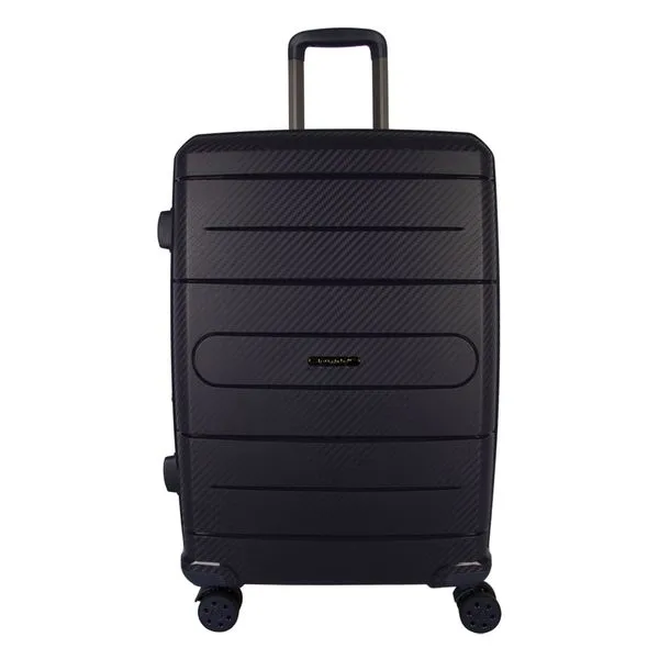 Mala Média 23kg Rígida Rodas Giro 360° Berlim Black Le Postiche AZUL ESCURO