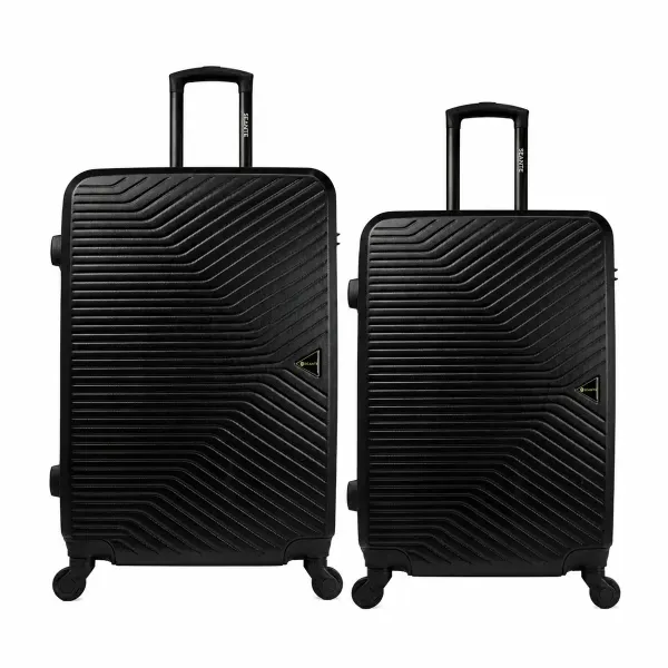 Kit Malas Média e Grande Valence Lock TSA Rodas 360º Seanite Preto