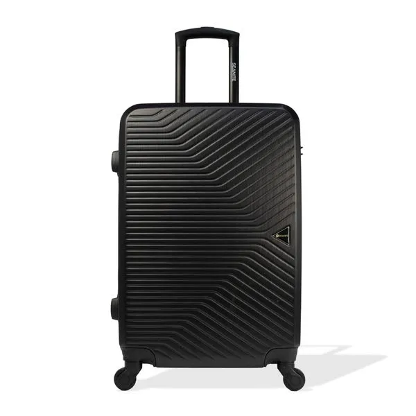 Mala Média 23kg TSA Giro 360º Valence Lock Seanite PRETO