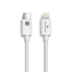 Cabo Lightning USB-C para Iphone Lexingham BRANCO