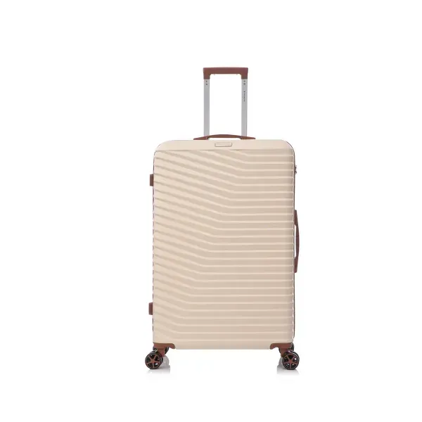Mala Grande 32kg com Rodas Duplas 360º Rígida Orion Seanite OFF WHITE
