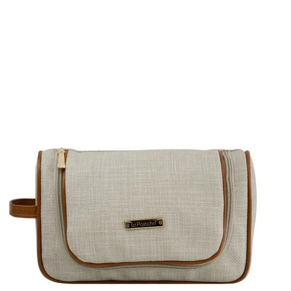 Necessaire Linho Com Potes EX239LH Le Postiche OFF WHITE