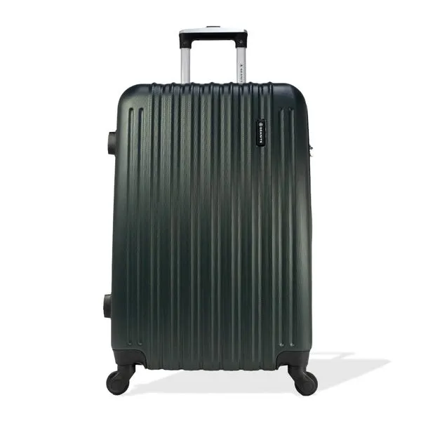 Mala Grande 32kg Rígida Rodas 360º Vega Seanite VERDE ESCURO