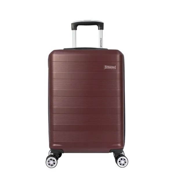 Mala Pequena de Bordo 10kg Rígida Rodas Giro 360° Bali Stradda VINHO