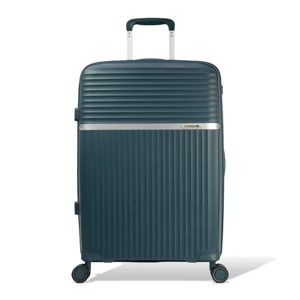 Mala de Viagem Grande 32kg Polipropileno com Rodas Giro 360º Viena Stradda VERDE