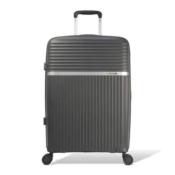 Mala de Viagem Grande 32kg Polipropileno com Rodas Giro 360º Viena Stradda GRAFITE