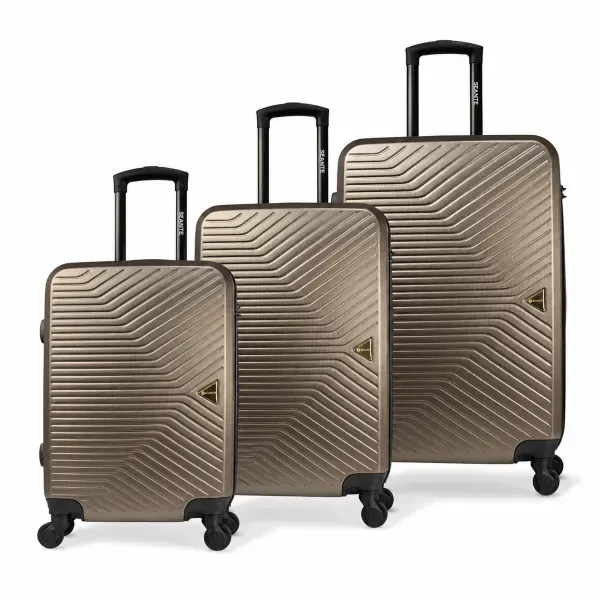 Kit Malas P/M/G Valence Lock TSA Rodas 360º Seanite Bronze