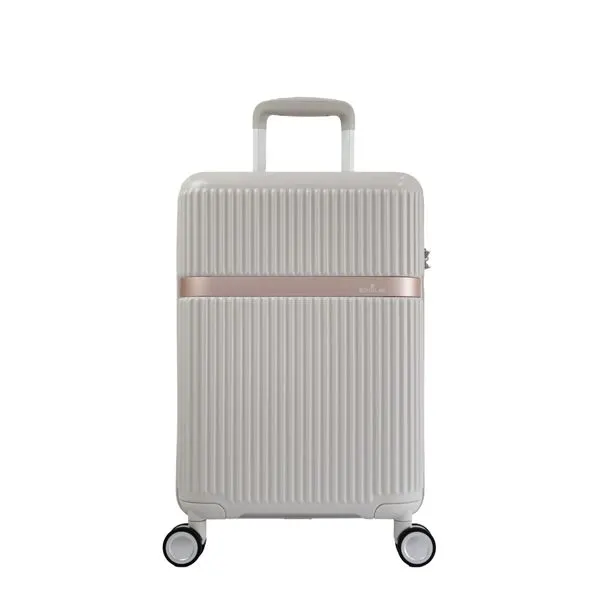 Mala Pequena de Bordo 10kg Rodas Giro 360º Style Line Echolac OFF WHITE