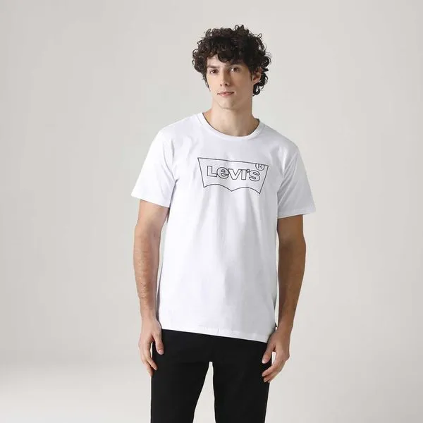 Camiseta Levi's® Graphic Set-in Neck Branca Manga Curta - S USA | P BR