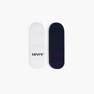 Meia Levi’s 2 Pack No Show Azul e Branca