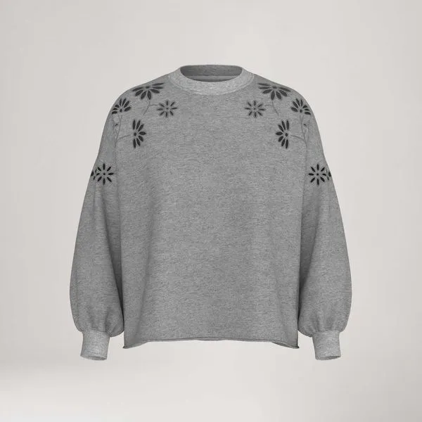 Moletom Levi's® Cut Crew Cinza Manga Longa - XXL USA | EGG BR