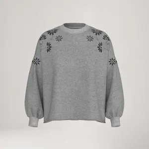 Moletom Levi's® Cut Crew Cinza Manga Longa - XXL USA | EGG BR