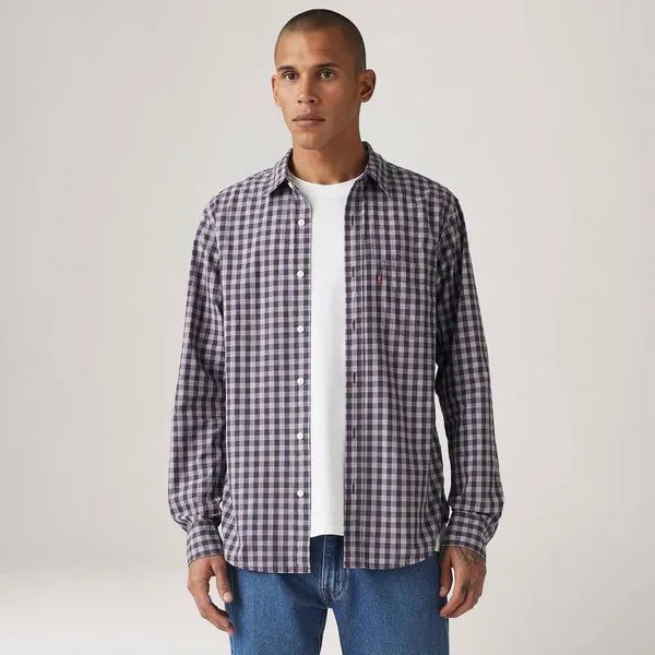 Camisa Levi's® Classic Standard Manga Longa Xadrez - XL USA | GG BR