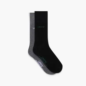 Meia Levi’s 2 Pack Regular Preto e cinza