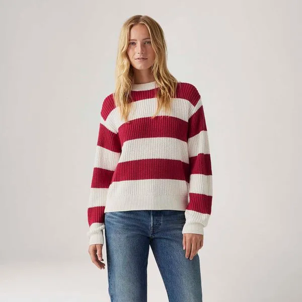 Suéter Levi's® Rocket Listrado Manga Longa - S USA | P BR