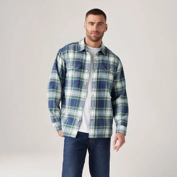 Camisa Levi's® Classic Worker Manga Longa - XS USA | PP BR