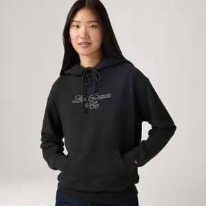 Moletom Levi's® Graphic Heritage Hoodie com Capuz Preto - S USA | P BR