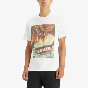 Camiseta Levi's® Relaxed Fit Branca Manga Curta - XS USA | PP BR