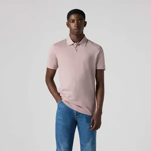 Camisa Polo Levi's® Slim Housemark Lilás Manga Curta - M USA | M BR