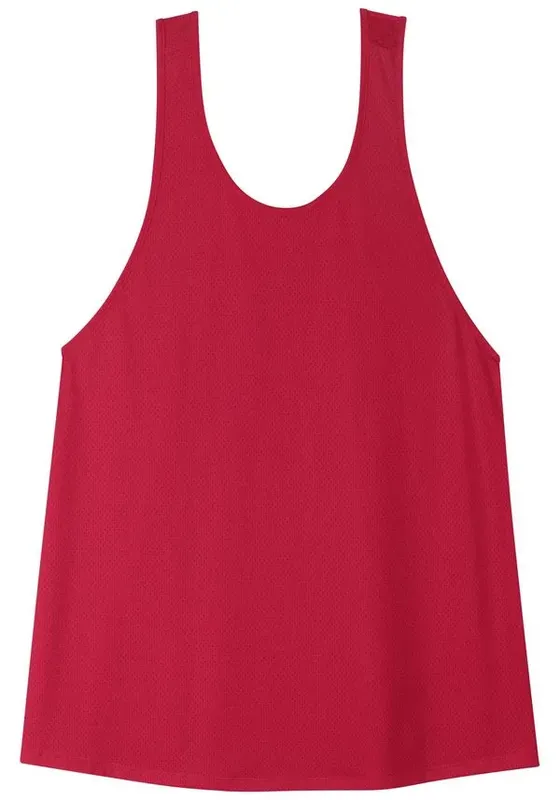 Blusa Regata Nadador Com Decote Redondo Em Dry Fit Move VERMELHO QUIRIBATI G