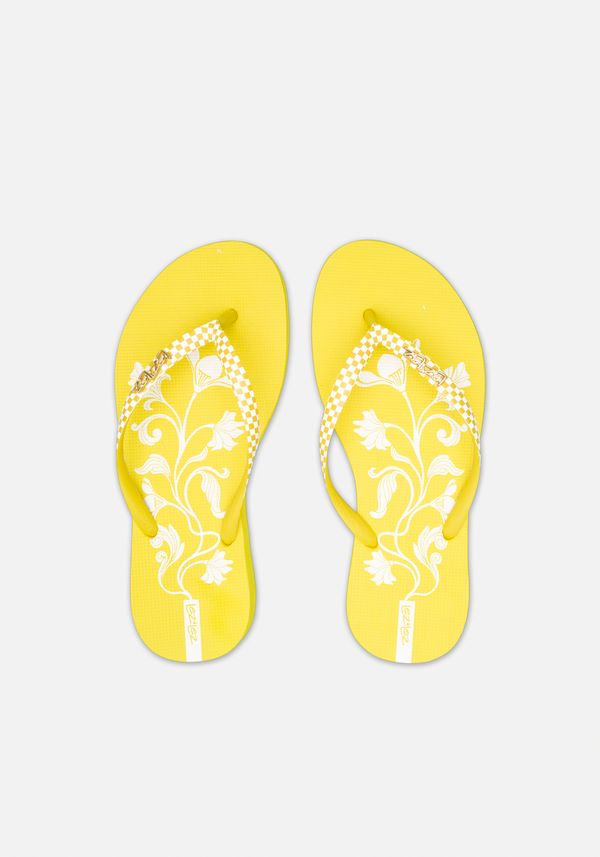 Chinelo Feminino Com Tiras Estampadas AMARELO CLARITY 39/0