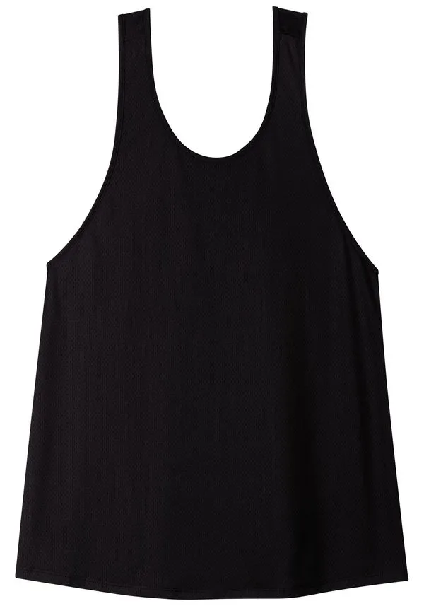 Blusa Regata Nadador Com Decote Redondo Em Dry Fit Move PRETO G
