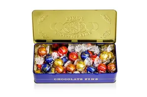 Lata Clássica Lindt XL - LINDOR Sortido 400g