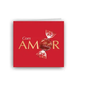 Cartão Com Amor Lindor