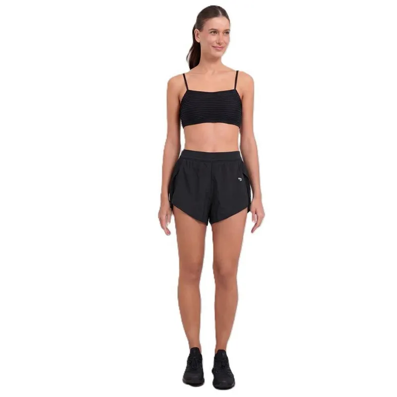Short Duplo Alto Giro Plissada