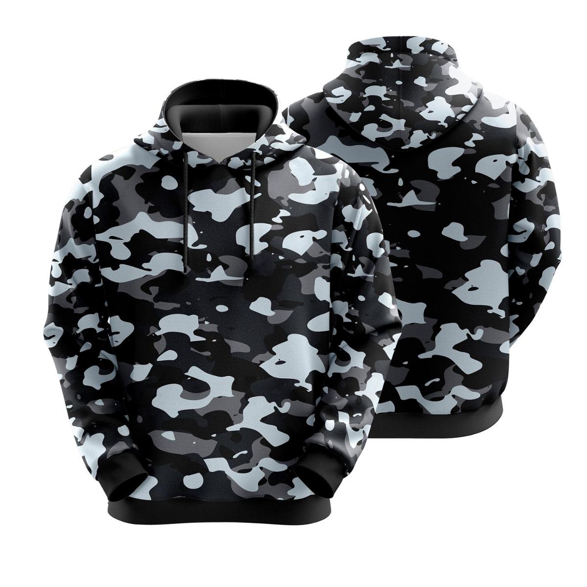 Blusa De Moletom Camuflado Militar Escolha Cor